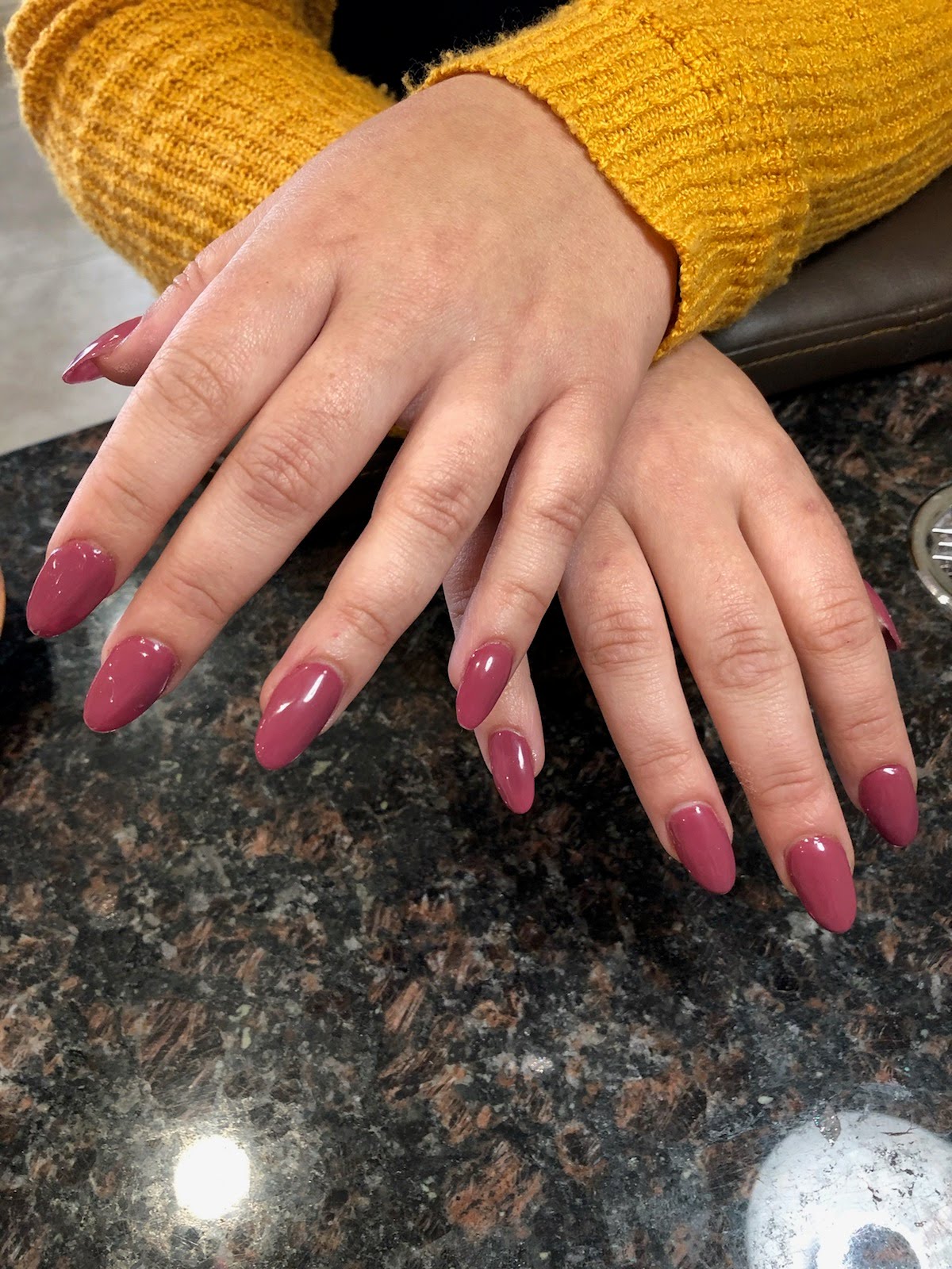 Escondido Gel Shellac Manicure Hot Pink